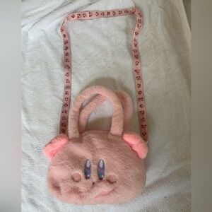 Nintendo Kirby Pink Plush Shoulder Bag